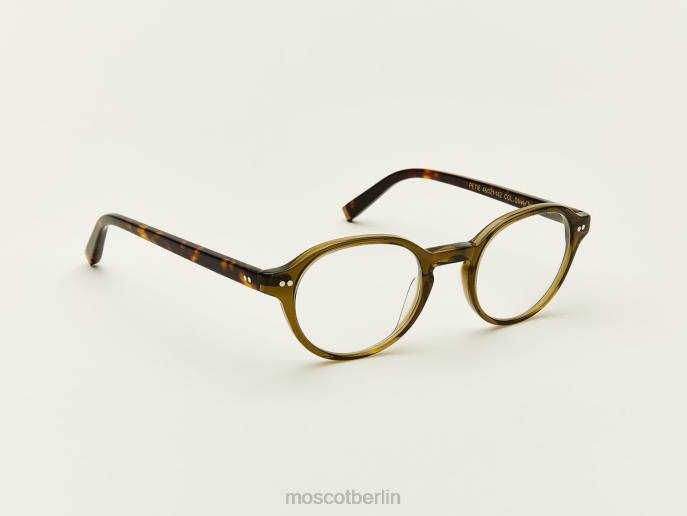 Brille 44ZR366 Olive/Schildkröte Moscot petie