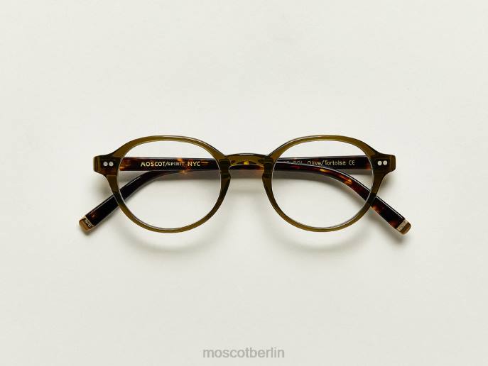 Brille 44ZR366 Olive/Schildkröte Moscot petie