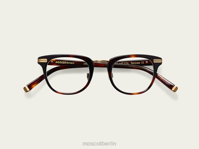 Brille 44ZR370 Schildkröte/Antikgold Moscot Stevie