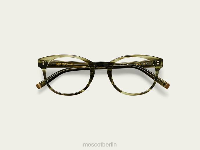 Brille 44ZR375 grünes Moos Moscot Courtney