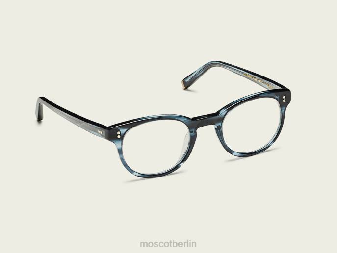 Brille 44ZR376 blaue Tinte Moscot Courtney