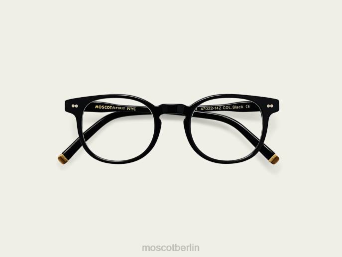 Brille 44ZR378 Schwarz Moscot mort