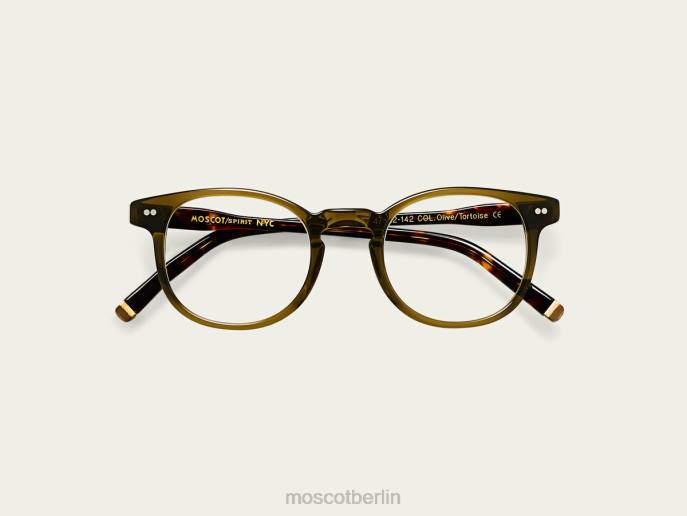 Brille 44ZR379 Olive/Schildkröte Moscot mort