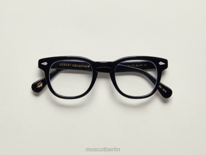 Brille 44ZR101 Schwarz Moscot gelt