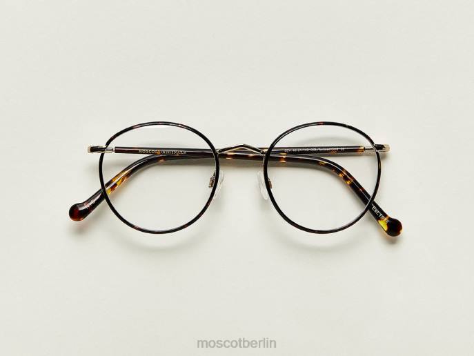 Brille 44ZR111 Schildkröte/Gold Moscot zev