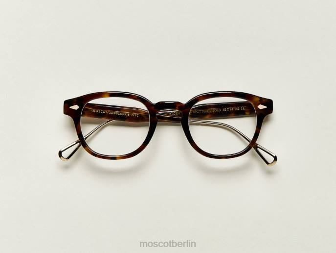 Brille 44ZR135 Spot Schildkröte/Gold Moscot lemtosh-tt se