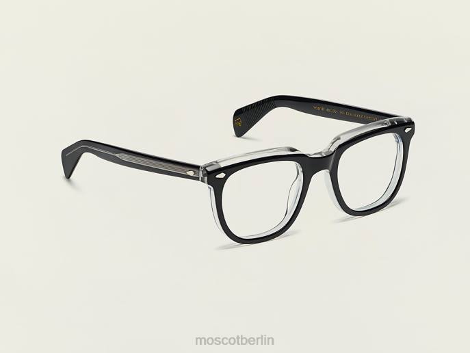 Brille 44ZR137 Schwarz/Kristall Moscot yontif