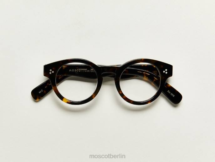 Brille 44ZR154 antike Schildkröte Moscot Grunja