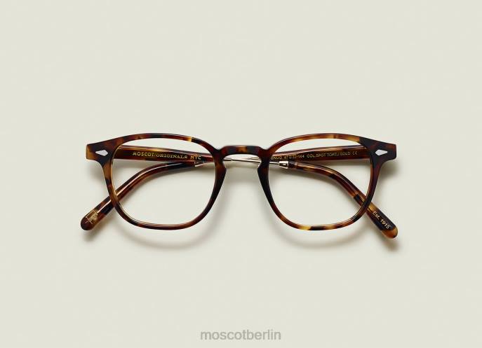 Brille 44ZR169 Spot Schildkröte/Gold Moscot genug