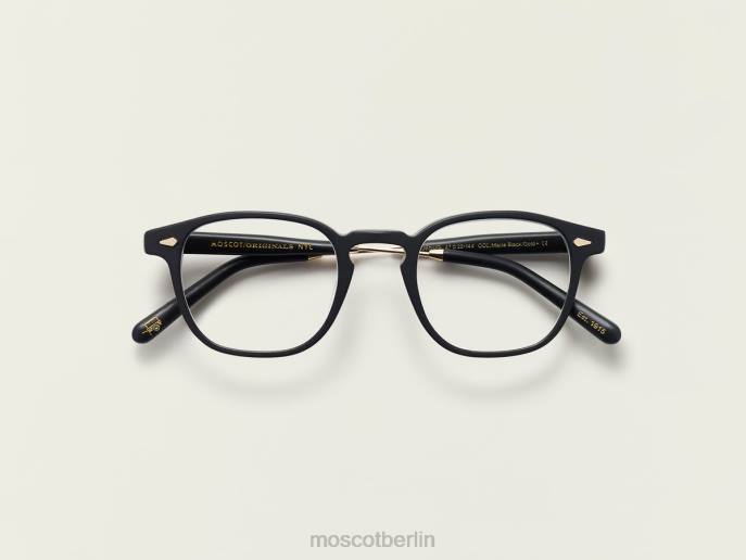 Brille 44ZR172 mattschwarz/gold Moscot genug