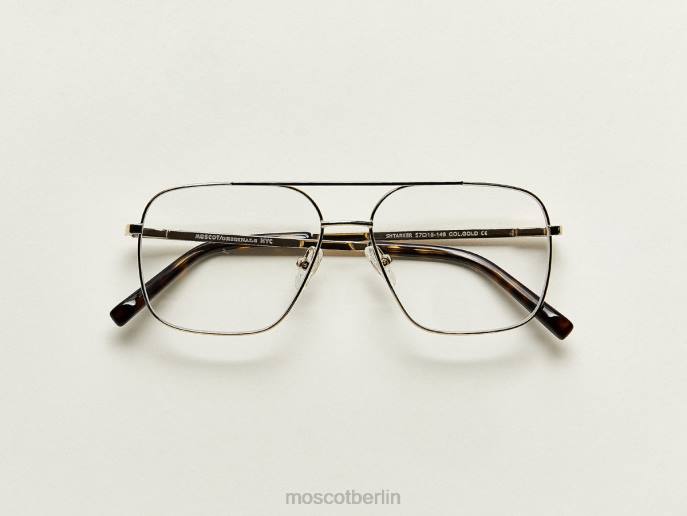 Brille 44ZR184 Gold Moscot shtarker