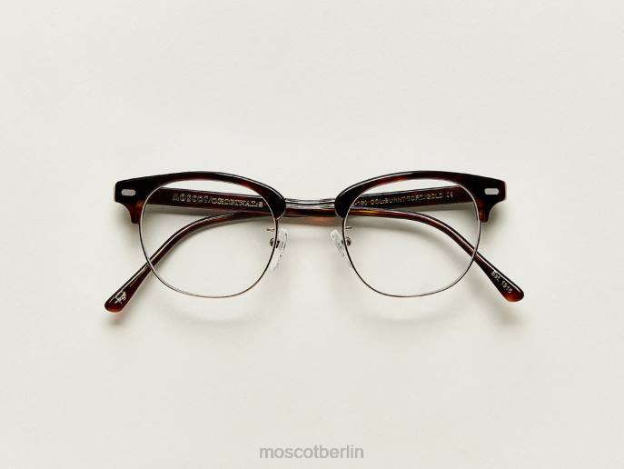 Brille 44ZR187 verbrannte Schildkröte/Gold Moscot Yukel