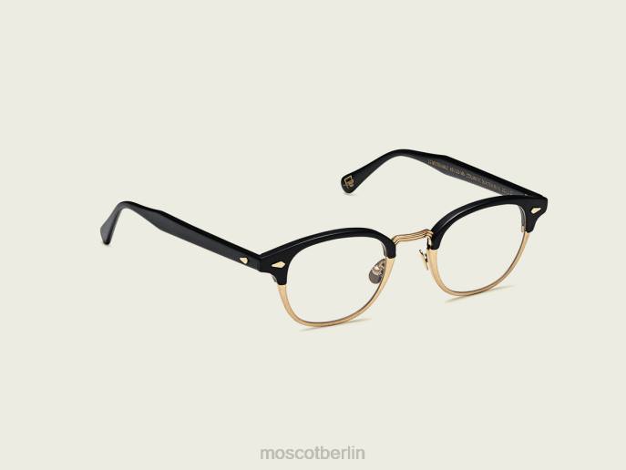 Brille 44ZR203 mattschwarz/mattgold Moscot lemtosh-mac