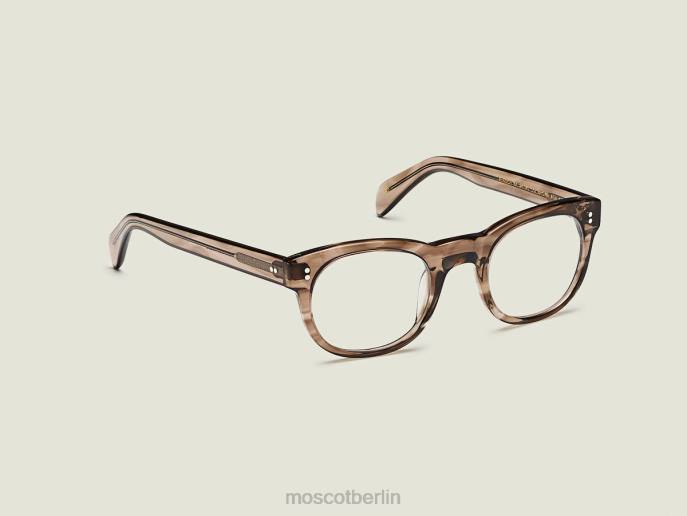 Brille 44ZR233 braune Asche Moscot Mensch