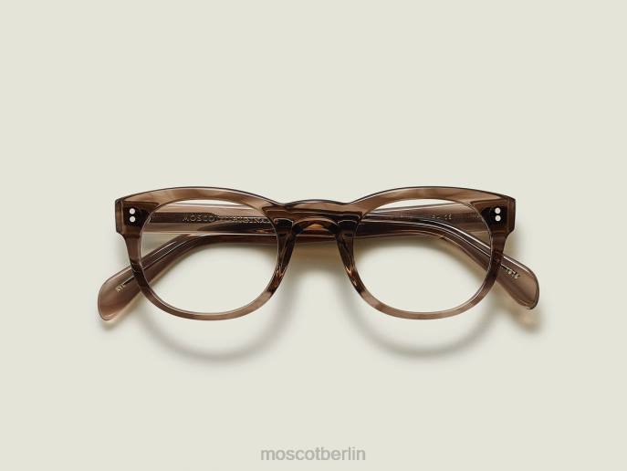 Brille 44ZR233 braune Asche Moscot Mensch