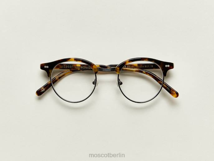 Brille 44ZR238 klassisches Havanna/Rotguss Moscot Hilfe