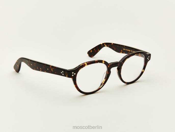 Brille 44ZR244 dunkles Havanna Moscot Esra