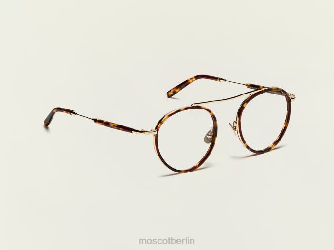 Brille 44ZR246 Schildkröte/Gold Moscot pupik