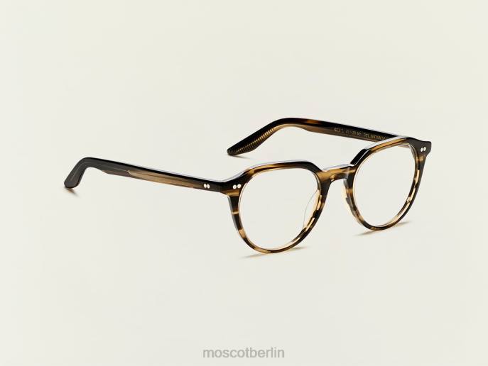 Brille 44ZR266 brauner Bambus Moscot kitzel
