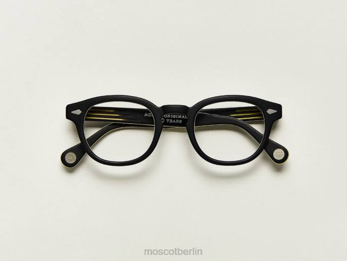 Brille 44ZR26 mattschwarz/gelb Moscot Lemtosch