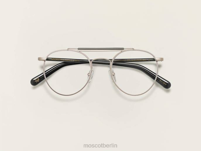 Brille 44ZR276 mattsilber/dunkelgrau Moscot Laser