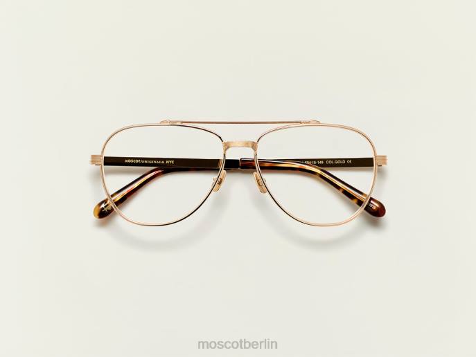 Brille 44ZR289 Gold Moscot rasieren