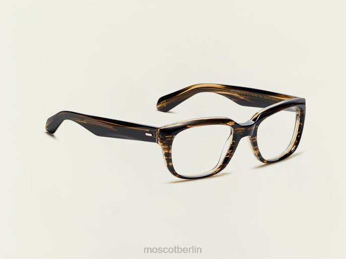 Brille 44ZR301 brauner Bambus Moscot Zindik
