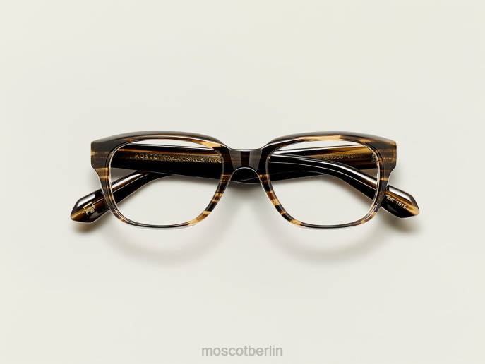 Brille 44ZR301 brauner Bambus Moscot Zindik