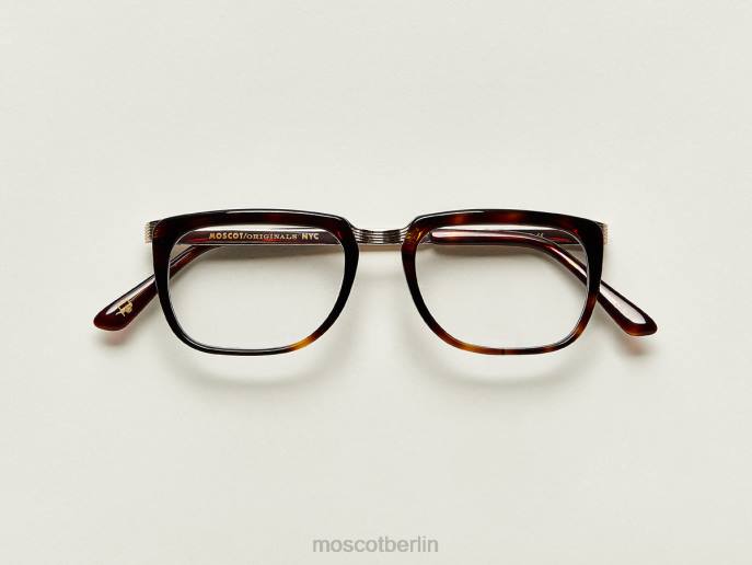Brille 44ZR303 verbrannte Schildkröte/Gold Moscot klug
