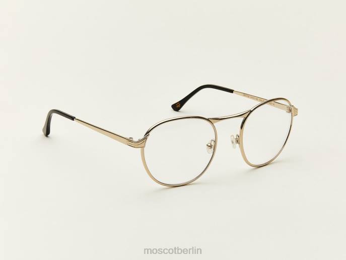 Brille 44ZR305 rohes Gold Moscot groyse