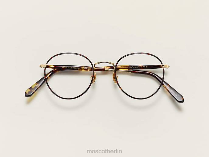 Brille 44ZR310 Schildkröte/Gold Moscot Pitsel