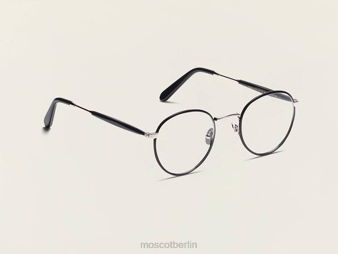 Brille 44ZR311 schwarzes Silber Moscot Pitsel