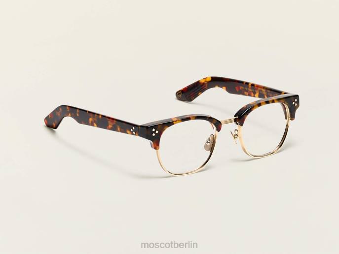 Brille 44ZR46 Schildkröte/Gold Moscot tinif