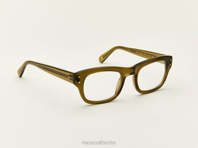 Brille 44ZR51 olivgrün Moscot nebb
