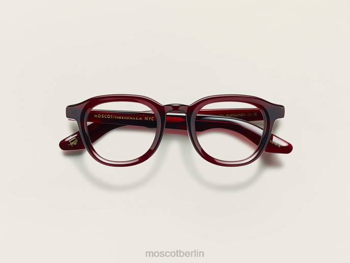 Brille 44ZR68 Burgund Moscot dahven