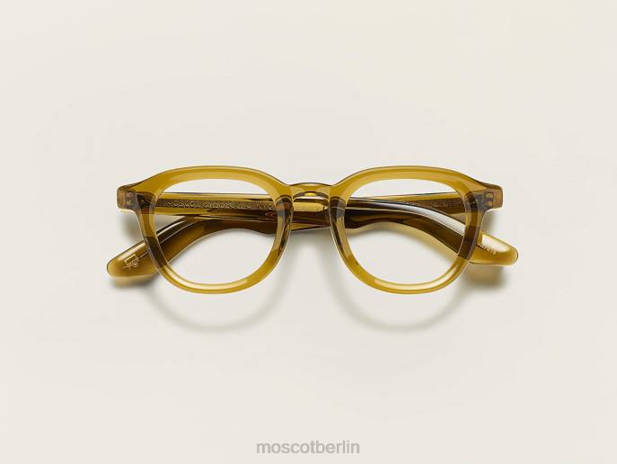 Brille 44ZR70 olivbraun Moscot dahven