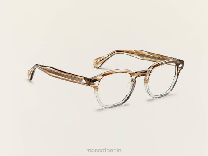 Brille 44ZR8 brauner Rauch Moscot Lemtosch