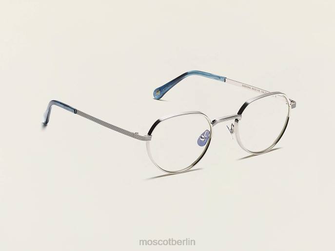 Brille 44ZR98 Silber Moscot smendrik