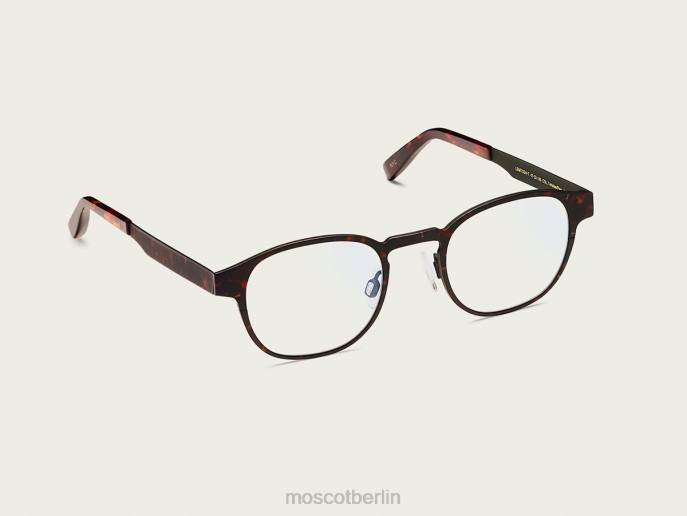 Gläser 44ZR874 Schildkröte/Kiefer Moscot Lemtosh-T mit Blaulichtfilter