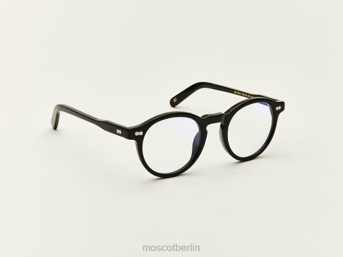 Gläser 44ZR875 Schwarz Moscot Miltzen mit Blaulichtfilter