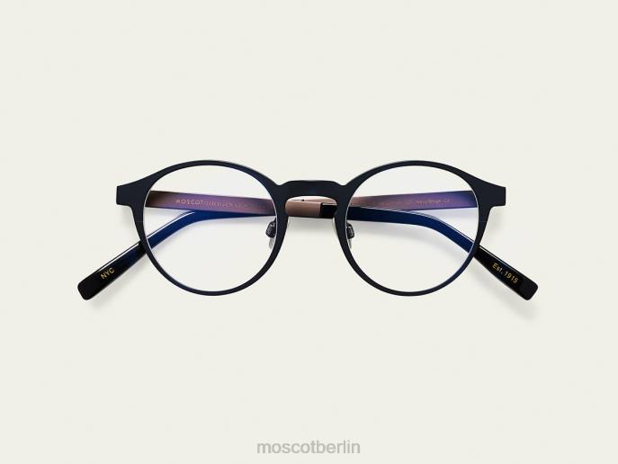 Gläser 44ZR880 marine/beige Moscot miltzen-t mit Blaulichtfilter