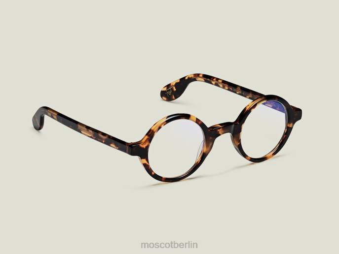 Gläser 44ZR882 klassisches Havanna Moscot Zolman mit Blaulichtfilter