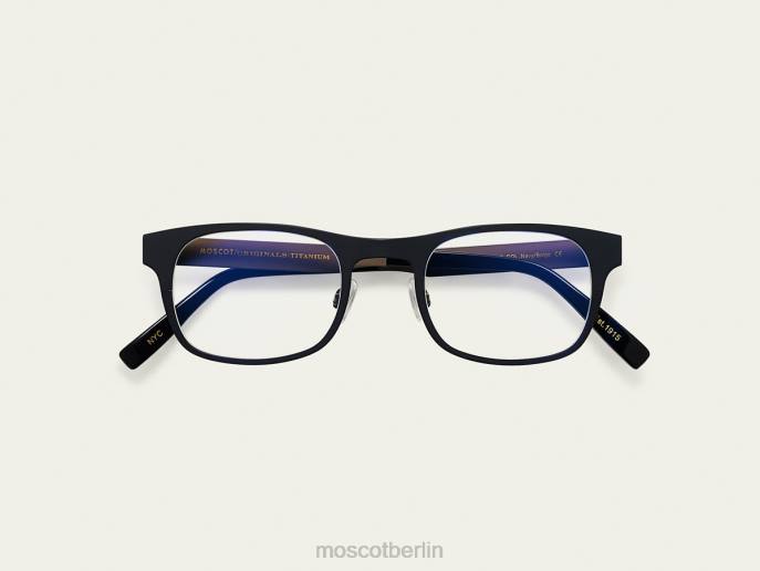 Gläser 44ZR893 marine/beige Moscot nebb-t mit Blaulichtfilter