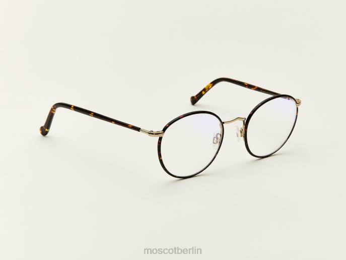 Gläser 44ZR899 Schildkröte/Gold Moscot Zev mit Blaulichtfilter