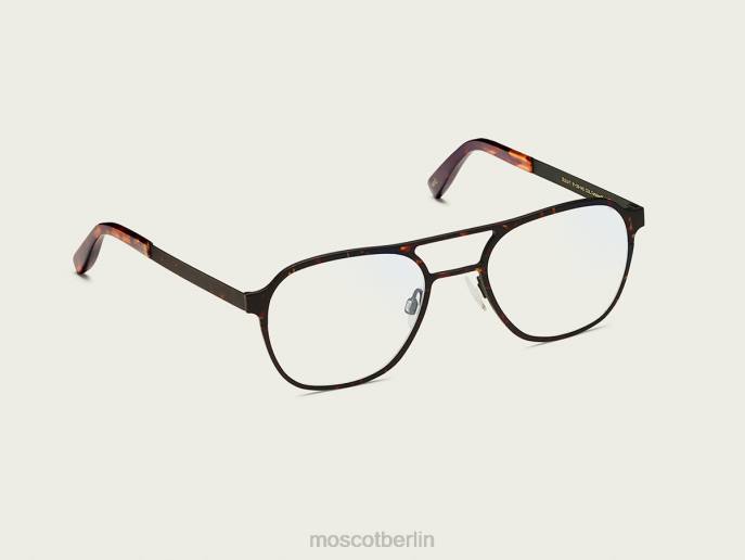 Gläser 44ZR903 Schildkröte/Kiefer Moscot Zulu-T mit Blaulichtfilter