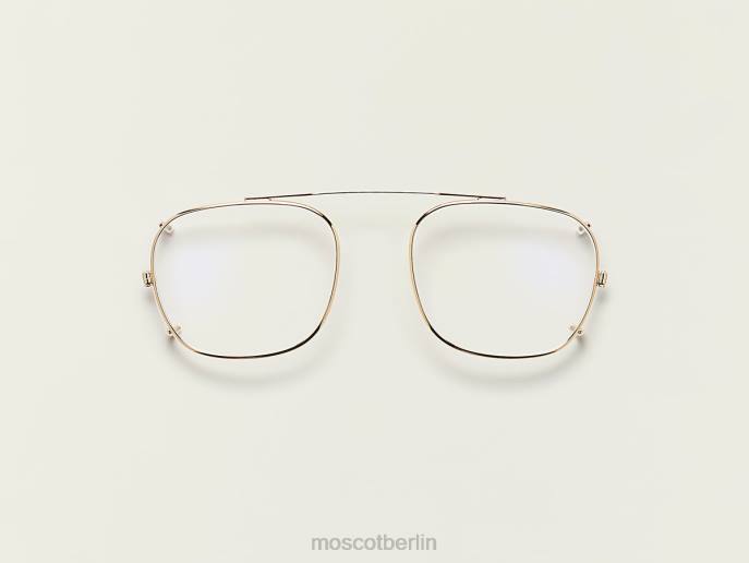 Gläser 44ZR910 Gold Moscot Trageclip mit Blaulichtfilter