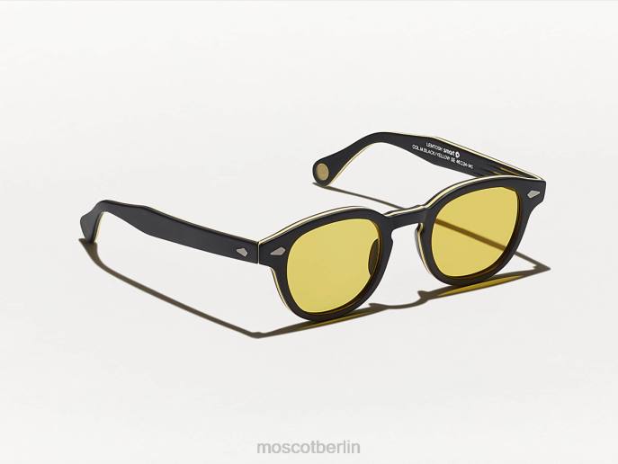 Gläser 44ZR649 mattschwarz/gelb Moscot Lemtosh Monochrom