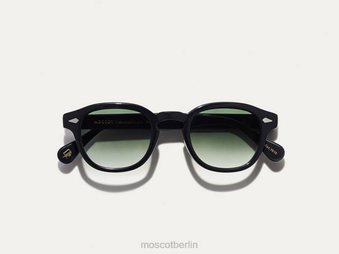 Gläser 44ZR656 g-15 verblassen Moscot Lemtosh-Schwarz mit maßgeschneiderten Farbtönen