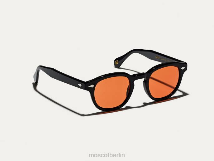Gläser 44ZR662 Woodstock-Orange Moscot Lemtosh-Schwarz mit maßgeschneiderten Farbtönen