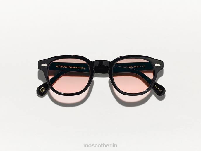 Gläser 44ZR670 New Yorker Rose Moscot Lemtosh-Schwarz mit maßgeschneiderten Farbtönen